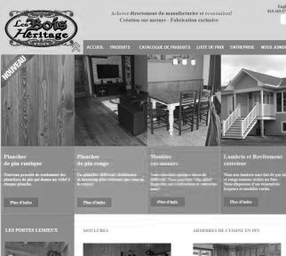 Image du site web avec programmation des Bois Héritage de Kazabazua(Outaouais)